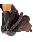 Фотография Коричневый рюкзак мужской на одну шлейку 74007C-1