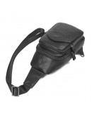 Фотография Черный мужской рюкзак на одну шлейку 74013A