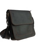 Фотография Кожаная мужская темно-коричневая сумка 741030S-SKE