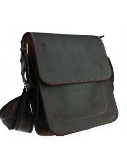 Кожаная мужская темно-коричневая сумка 741030S-SKE