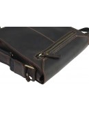 Фотография Кожаная мужская темно-коричневая сумка 741030S-SKE