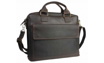 Удобная мужская сумка кожаная для документов 741040D-B-SKE