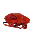 Фотография Красная женская кожаная небольшая сумка 741266-SKE