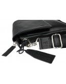 Фотография Кожаная мужская черная сумка через плечо 74433S-SKE