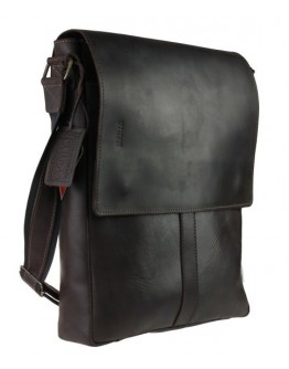 Кожаная мужская вертикальная сумка формата А4 7446S-SKE
