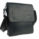 Кожаная черная мужская плечевая сумка 748038S-SKE
