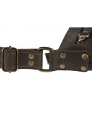 Фотография Кожаная темно-коричневая мужская сумка плншетка 748227S-SKE