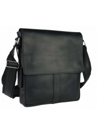 Мужская удобная черная сумка на плечо 749932S-SKE