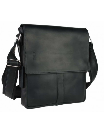 Фотография Мужская удобная черная сумка на плечо 749932S-SKE