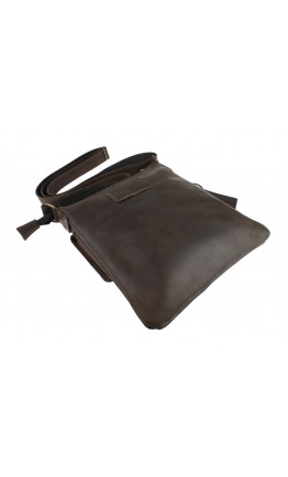 Коричневая кожаная мужская сумка-планшетка 75725-SKE