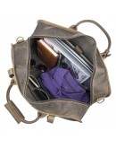 Фотография Дорожная сумка мужская из плотной конской кожи 76004R
