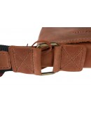 Фотография Светло-коричневая кожаная мужская сумка на плечо 76625-ske