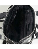 Фотография Мужская кожаная сумка формата а4 чёрная 7664-3A
