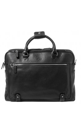 Кожаная мужская чёрная сумка для ноутбука Katana k769258-1
