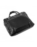 Фотография Кожаная мужская чёрная сумка для ноутбука Katana k769258-1