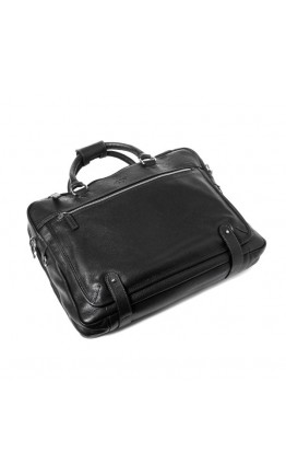 Кожаная мужская чёрная сумка для ноутбука Katana k769258-1