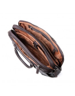 Кожаная мужская коричневая сумка для ноутбука Katana k769258-2