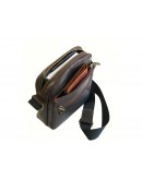 Фотография Темно-коричневая мужская сумка через плечо 77002-SGE