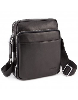 Мужская сумка черная на плечо Marco Coverna 7702-1A
