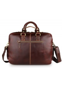 Роскошная мужская вместительная сумка из кожи 77028X