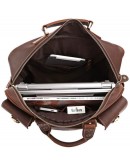 Фотография Большая повседневная мужская коричневая сумка 77028R-1