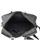 Фотография Серая кожаная мужская вместительная сумка 77028RA