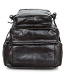 Фотография Большая вместительная серая кожаная сумка - рюкзак 77039i