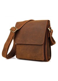 Мужская сумка - планшет из винтажной натуральной кожи 77055