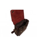 Фотография Темно-коричневая мужская сумка на плечо 77055DB