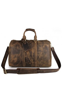 Добротная мужская сумка из первоклассной кожи 77077