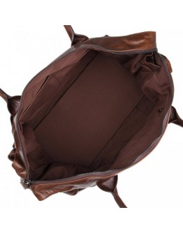 Вместительная стильная кожаная сумка 77079