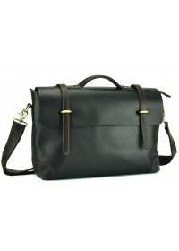 Черный удобный мужской кожаный портфель 77082-A2