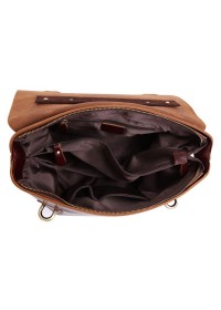 Черный мужской кожаный портфель 77082A