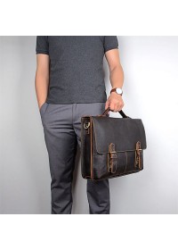 Стильный и безупречный мужской коричневый портфель 77090R