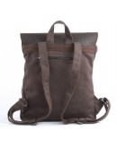 Фотография Тканевый мужской рюкзак с кожаными вставками 771009C