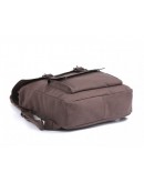 Фотография Тканевый мужской рюкзак с кожаными вставками 771009C