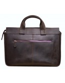 Фотография Мужская сумка кожаная, портфель плотный кожаный 77107R2