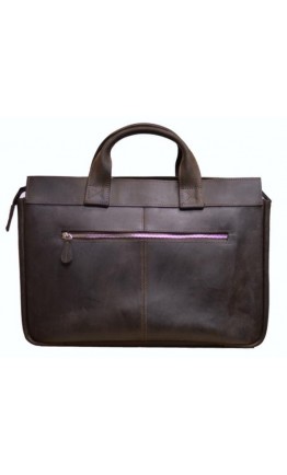 Мужская сумка кожаная, портфель плотный кожаный 77107R2