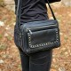 Черная женская кожаная сумка на плечо 771091-SGE