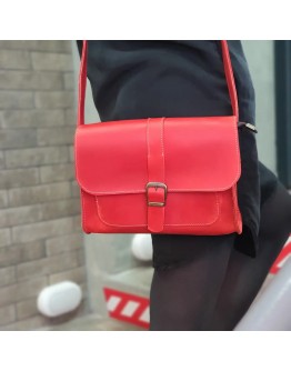Женская красная кожаная сумка 73149-SGE