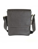 Фотография Кожаная мужская сумка на плечо коричневая 7711227-SGE