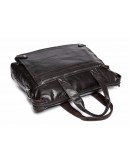 Фотография Тёмно-коричневая кожаная сумка для мужчин 77120C-2