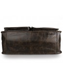 Фотография Вместительная мужская сумка темно-коричневого цвета 77138Q