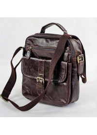 Кожаная мужская сумка на плечо 77141-q1