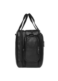 Черная функциональная мужская большая сумка 77150A