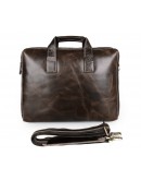 Фотография Кожаный мужской портфель, винтажный стиль 77167c-1