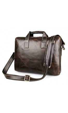 Кожаный мужской портфель, винтажный стиль 77167c-1