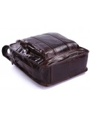 Фотография Коричневая сумка - рюкзак из телячьей кожи 77168C
