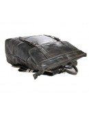Фотография Серый кожаный мужской рюкзак 77203j