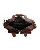 Фотография Большая коричневая кожаная мужская сумка 77219R